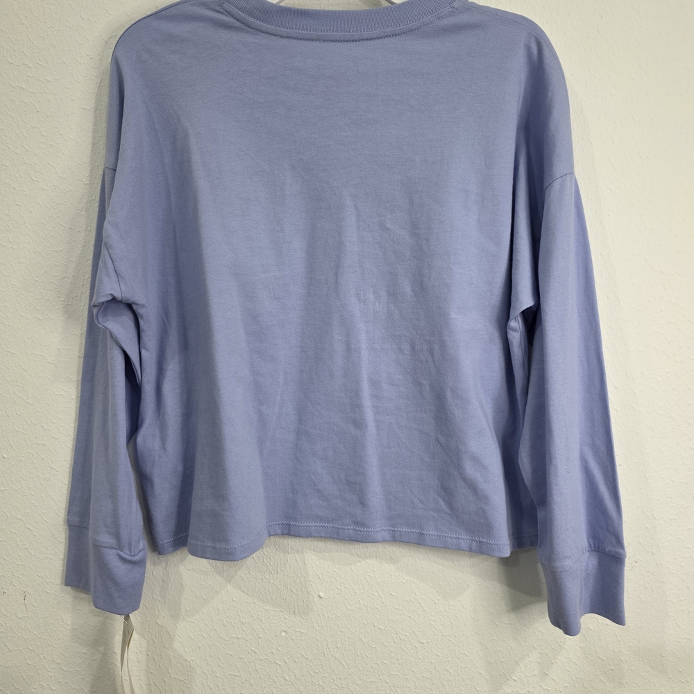 Adidas Light Purple Kids Long Sleeve Shirt - Picture 3 of 6